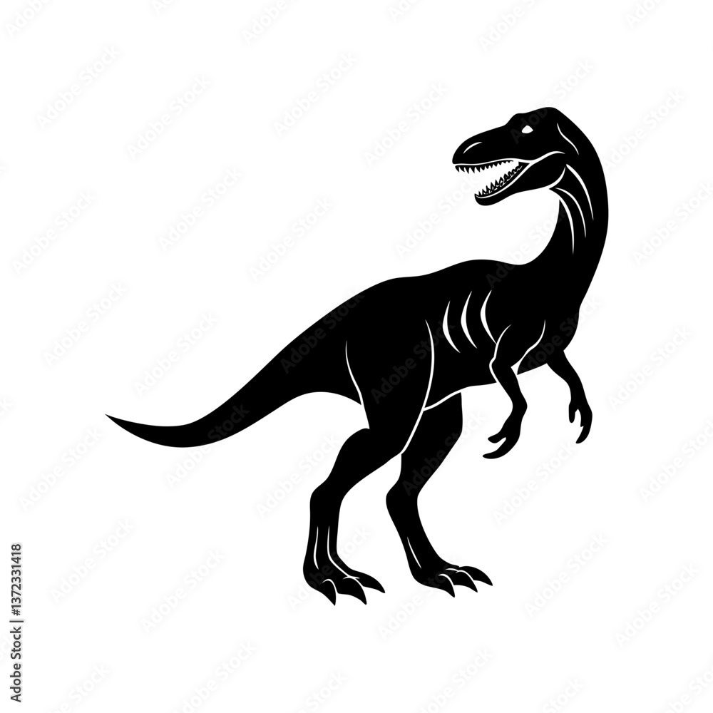 Dinosaur silhouette vector art Dinosaur silhouette vector art