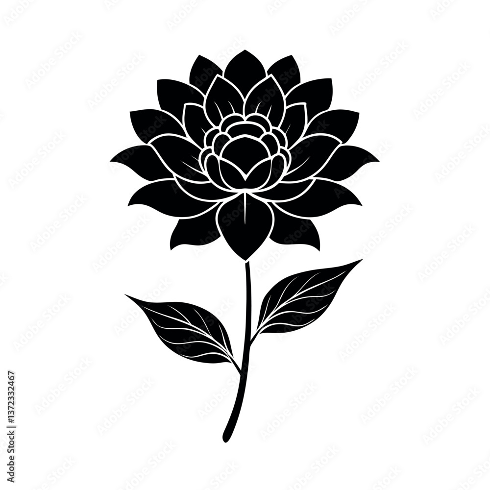Obraz premium vector illustration of a flower