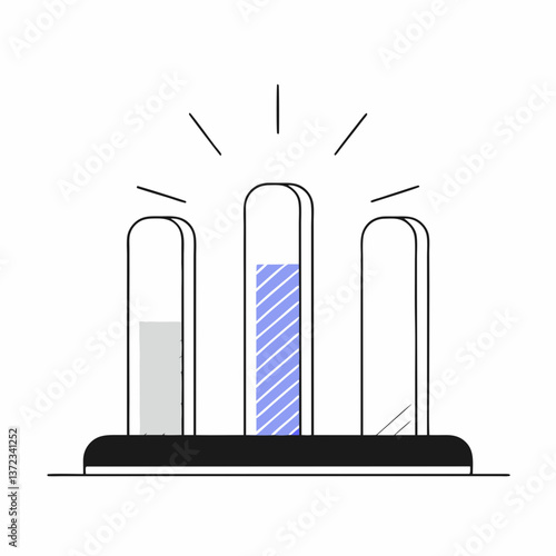 Minimalist Data Visualization Bar Graph
