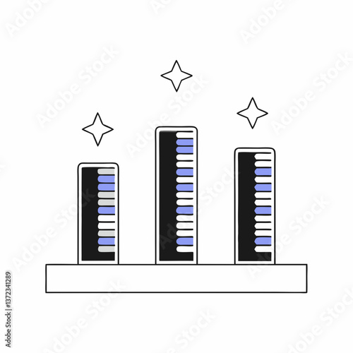 Minimalist Data Visualization Bar Graph