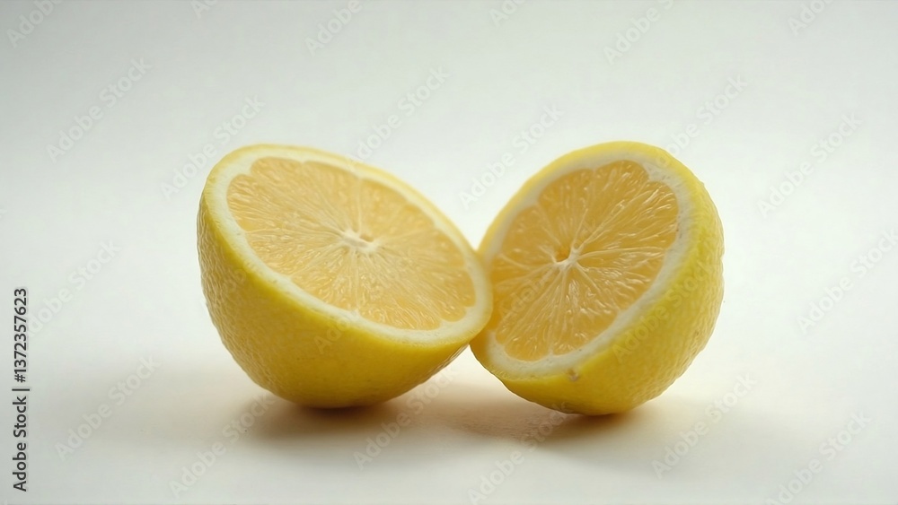 lemon on a white background lemon on a white background