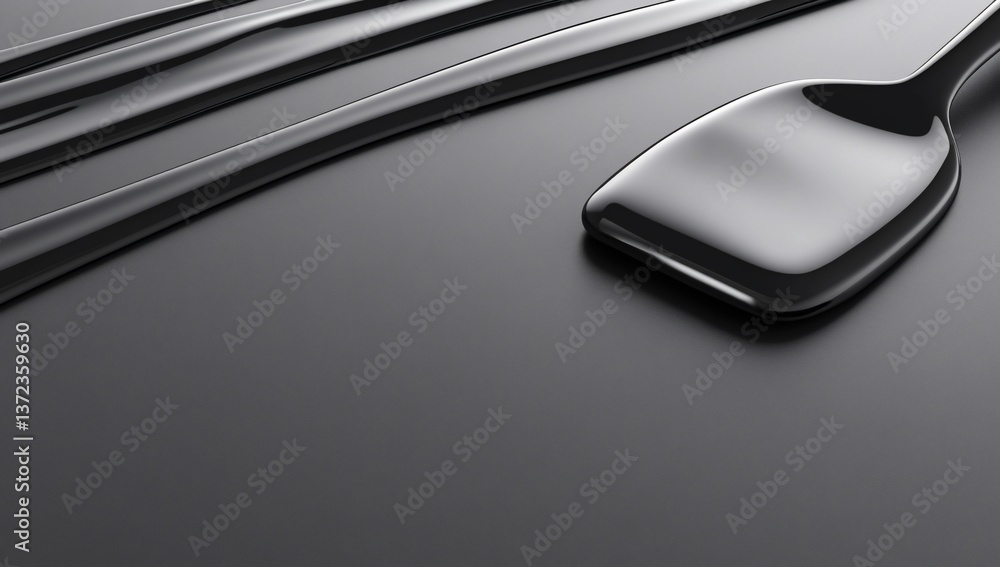 Dark glossy liquid abstract Dark glossy liquid abstract