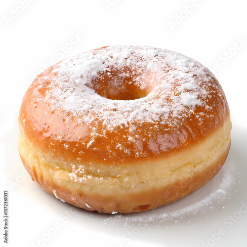 donut on white background