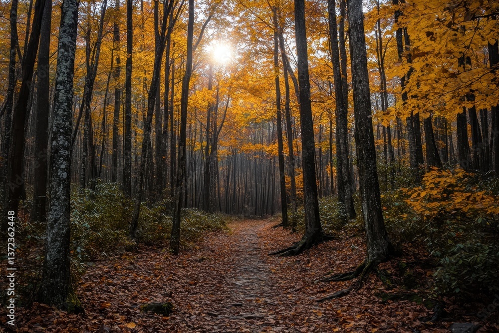 Obraz premium autumn in the forest