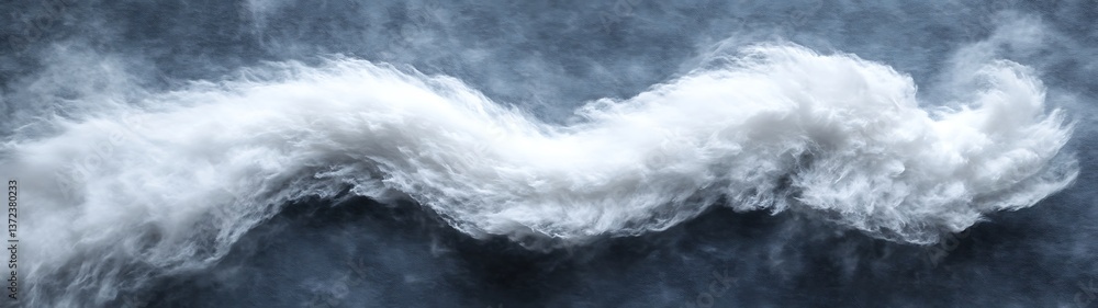 Obraz premium Wispy Clouds Against Dark Sky