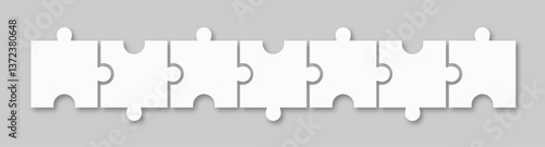 7 puzzle pieces