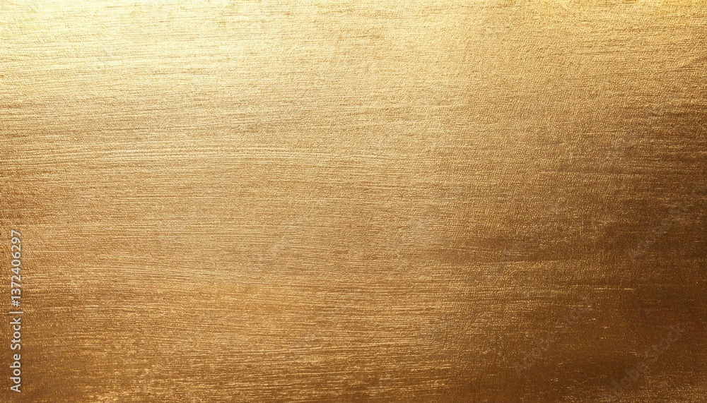 Golden metallic texture with subtle brush strokes under warm lighting, ideal for luxury design or backgrounds Golden metallic texture with subtle brush strokes under warm lighting, ideal for luxury design or backgrounds