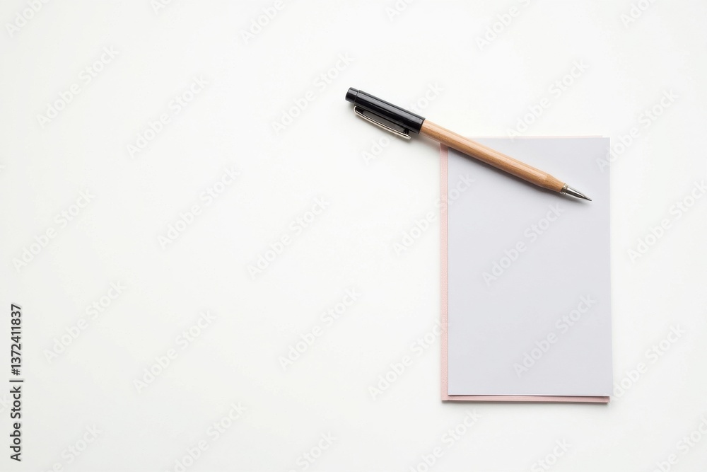 blank notebook and pen blank notebook and pen
