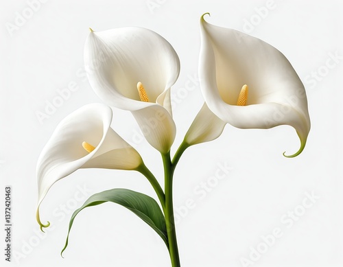 Elegant White Calla Lilies