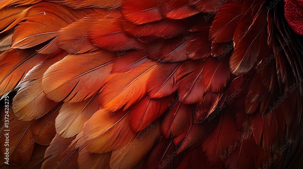 Obraz premium Exploring ameraucana and american bresse chicken breeds colorful feathers in nature close-up view vibrant environment