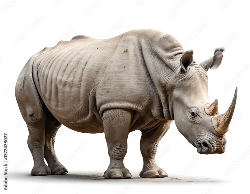 Obraz premium White Rhinoceros