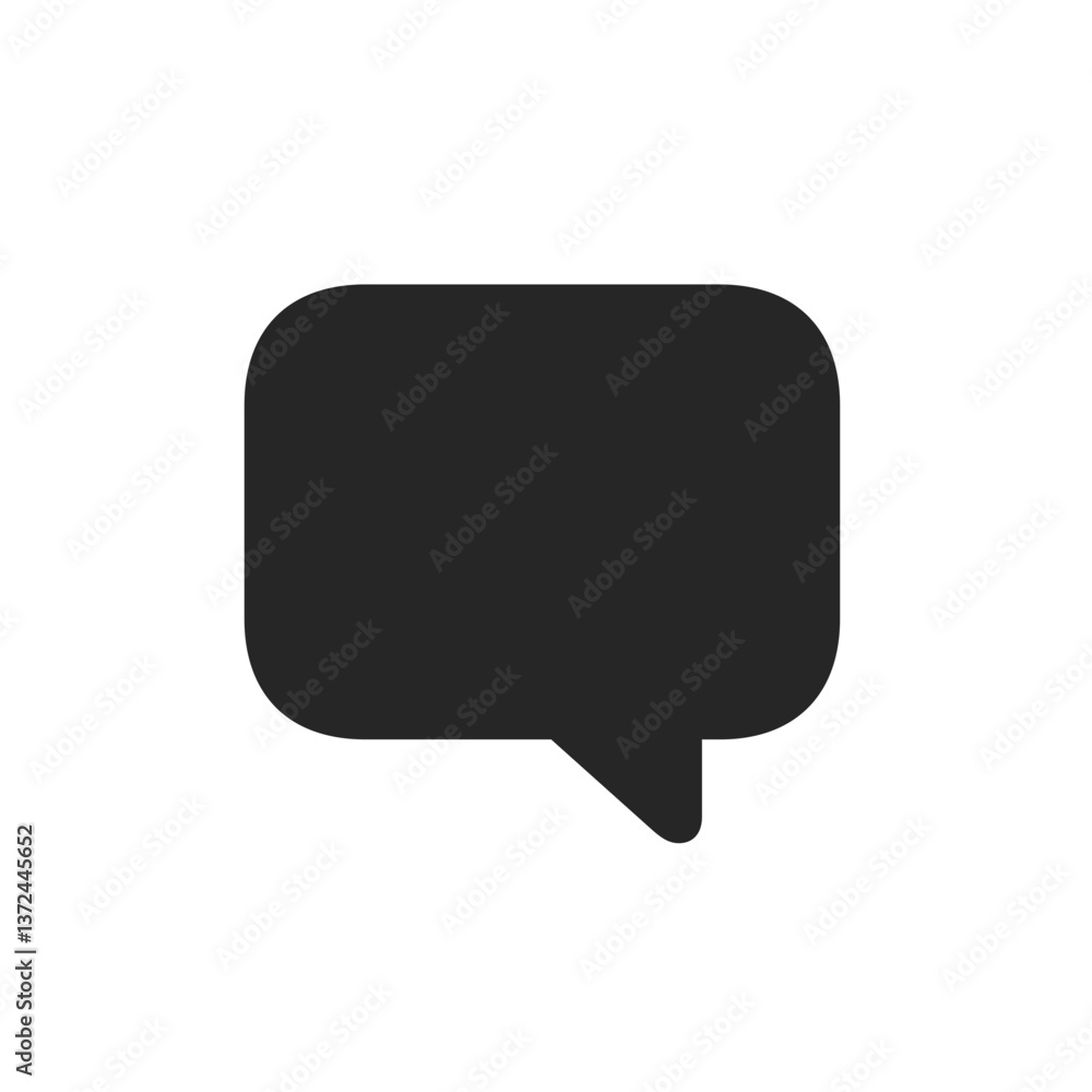 Filled Right Chat Bubble Filled Right Chat Bubble