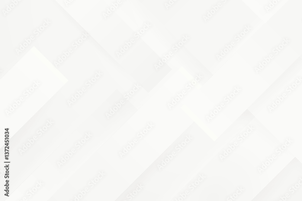 Obraz premium Abstract white paper texture with geometric design and soft shadows