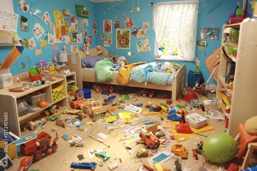 A glimpse into the untidy world of kids' spaces. 