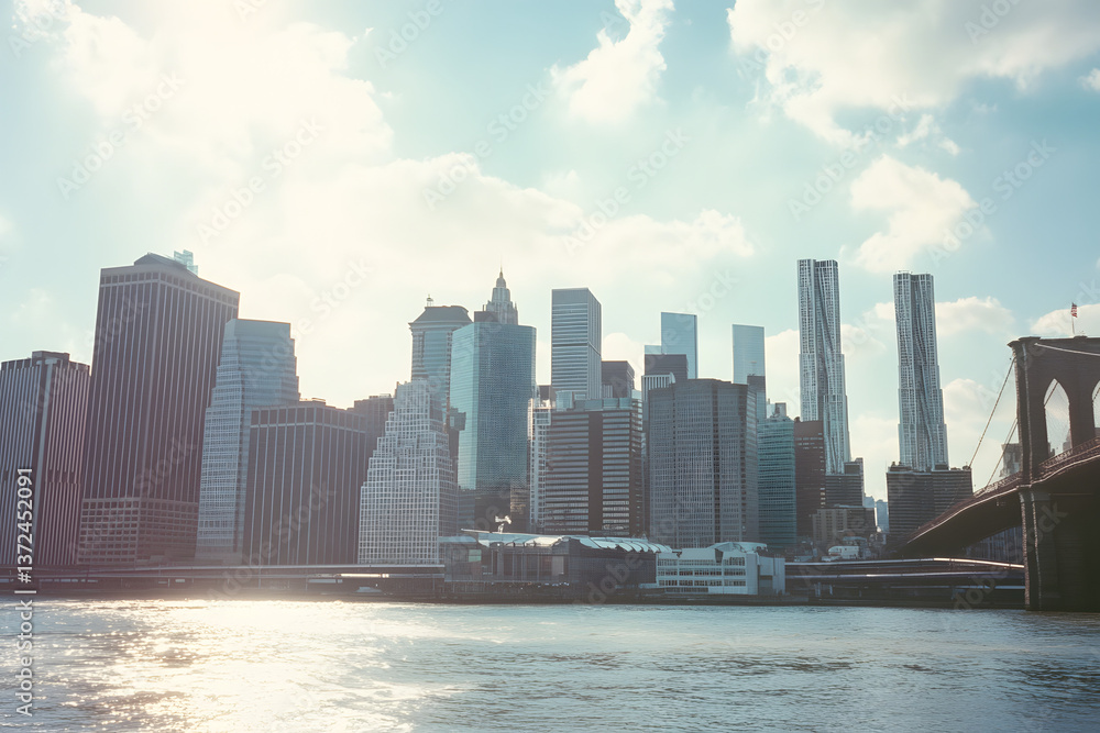 Obraz premium new york city skyline