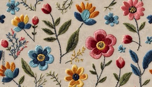 Embroidery Wedding Background for Handcrafted Elegance