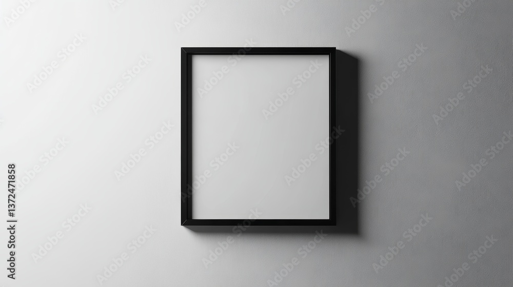 Three Dimensional Abstract Minimalist Frame and Shape Render in Monochrome on White Background Three Dimensional Abstract Minimalist Frame and Shape Render in Monochrome on White Background