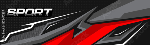 Car wrap design race livery vehicle vector. Graphic stripe racing background kit designs for vehicle, race car, rally, adventure and livery
