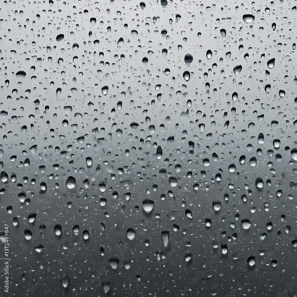 Water Droplets on Gray Surface Water Droplets on Gray Surface