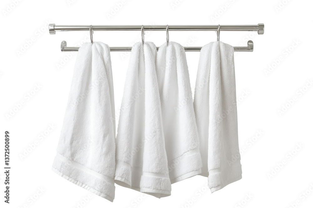 Heated Towel Rack on transparent background Heated Towel Rack on transparent background