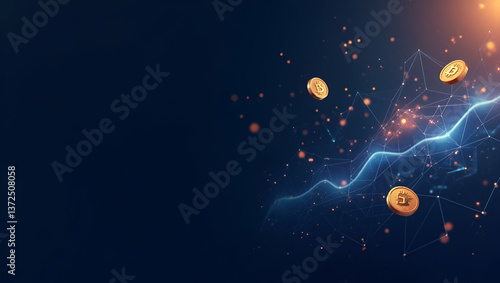 Minimalist wallpaper design featuring abstract geometric patterns symbolizing global stablecoins secure digital currencies and stable value exchange mechanisms the design integrates modern fintech ico