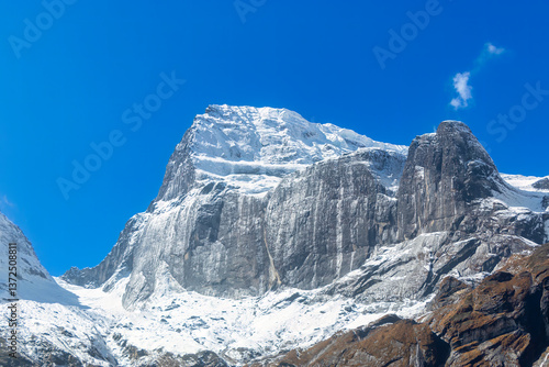 Wallpaper Mural Snow cover mountain with clear blue sky. Torontodigital.ca