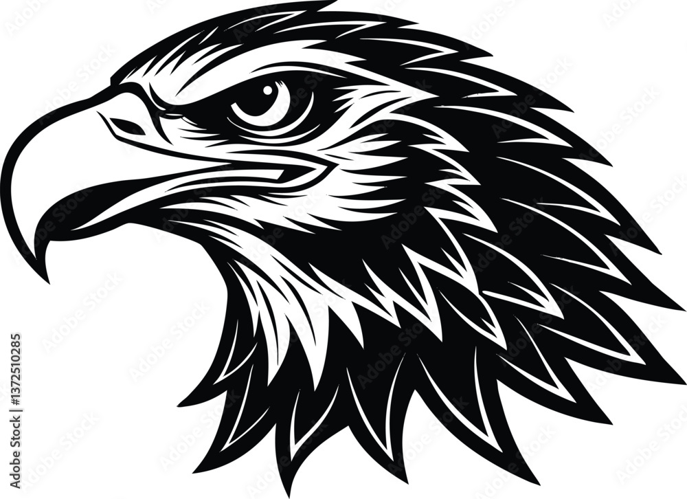 Obraz premium eagle vector illustration 