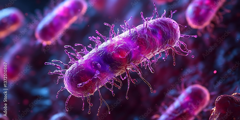 Bacteria Microscopic Close-up Bacteria Microscopic Close-up