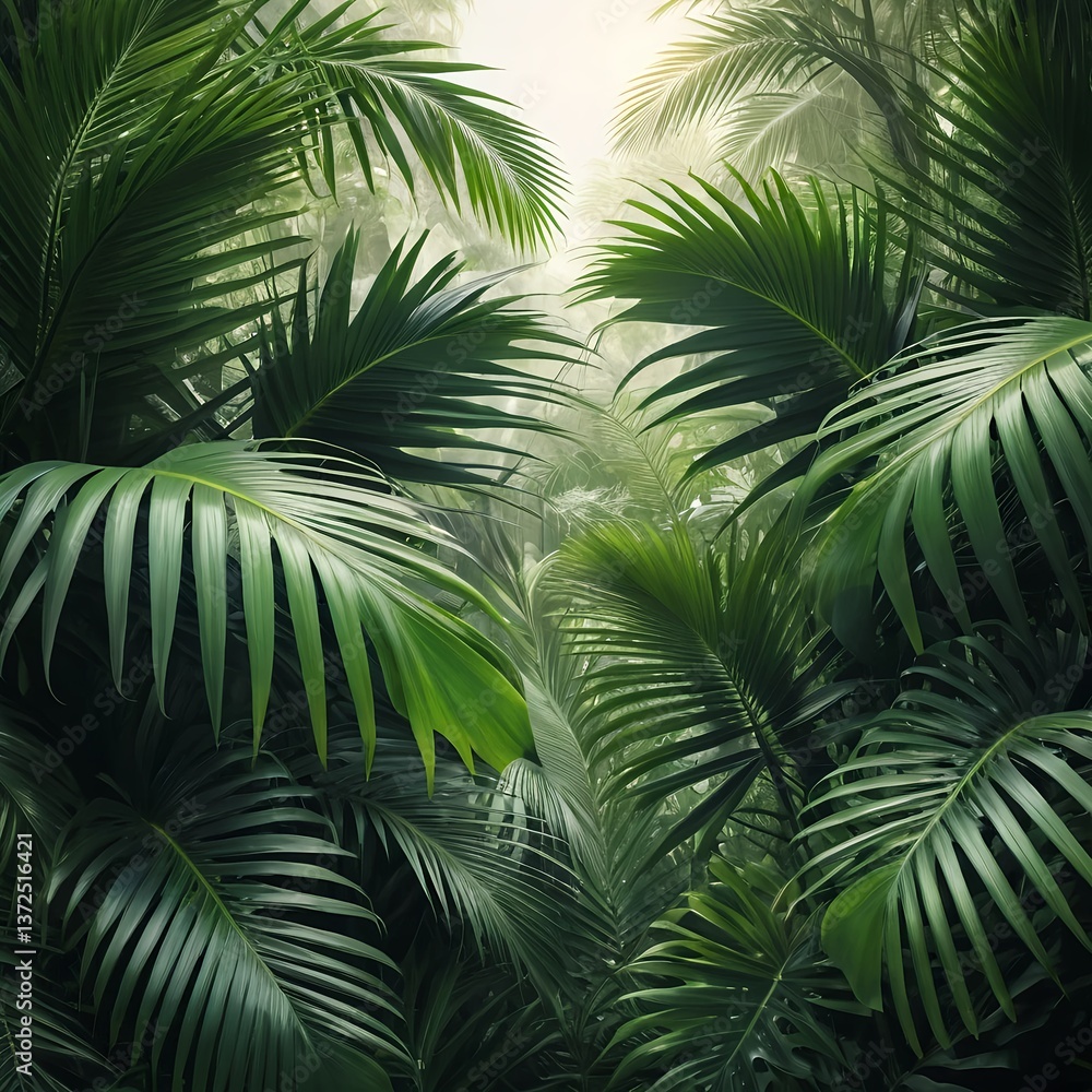 Lush Tropical Rainforest Foliage Lush Tropical Rainforest Foliage