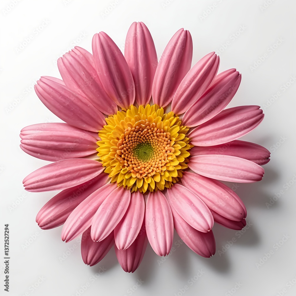 Pink and Yellow Gerbera Daisy Flower Close-up Pink and Yellow Gerbera Daisy Flower Close-up