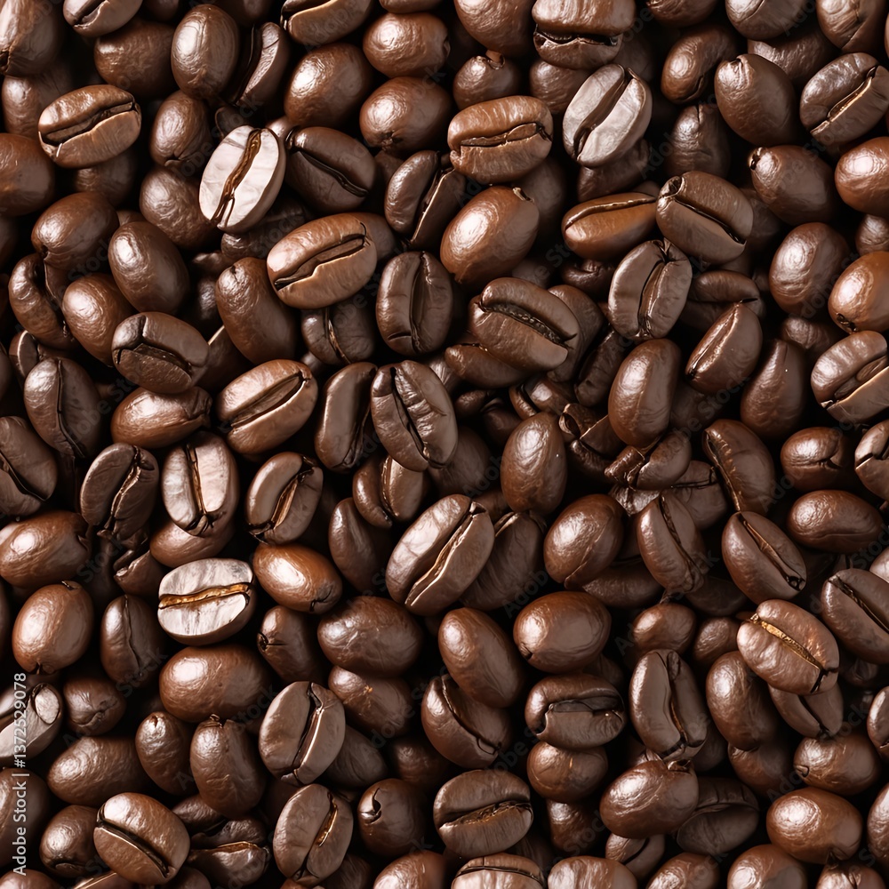 Fototapeta premium Roasted Coffee Beans Background