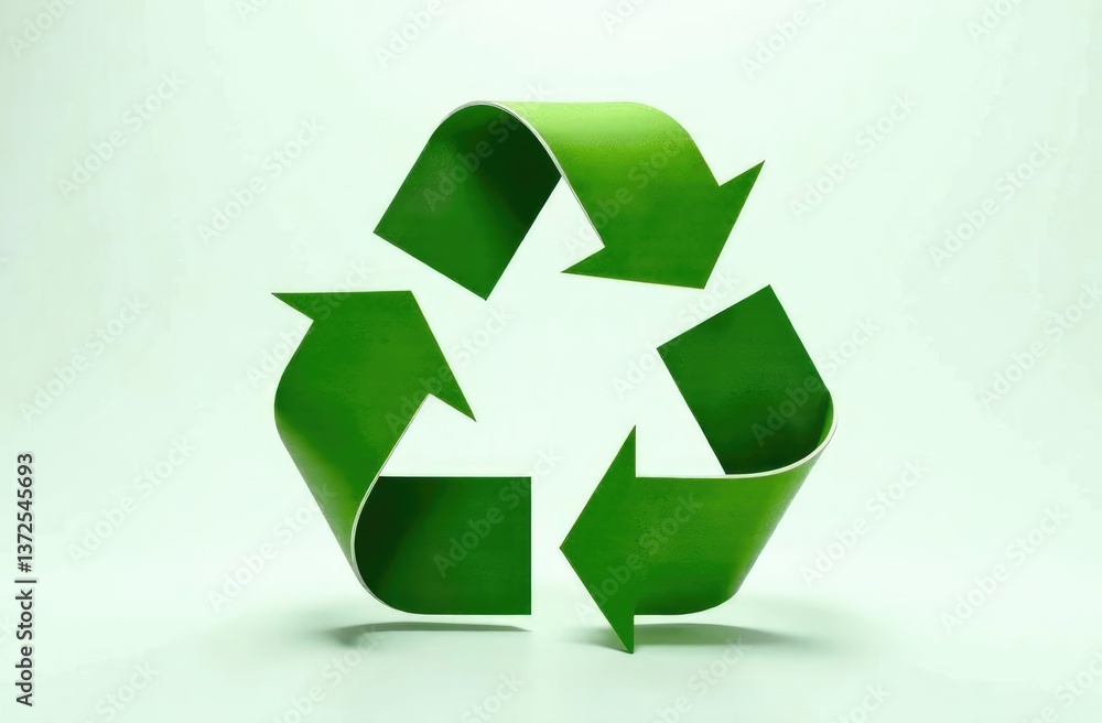 Obraz premium Environmental technology concept. Resource recycling. Recycling society. Green tech. Sustainable development goals. SDGs