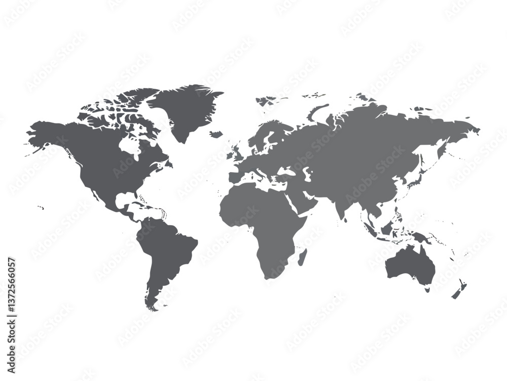 Fototapeta premium world map vector
