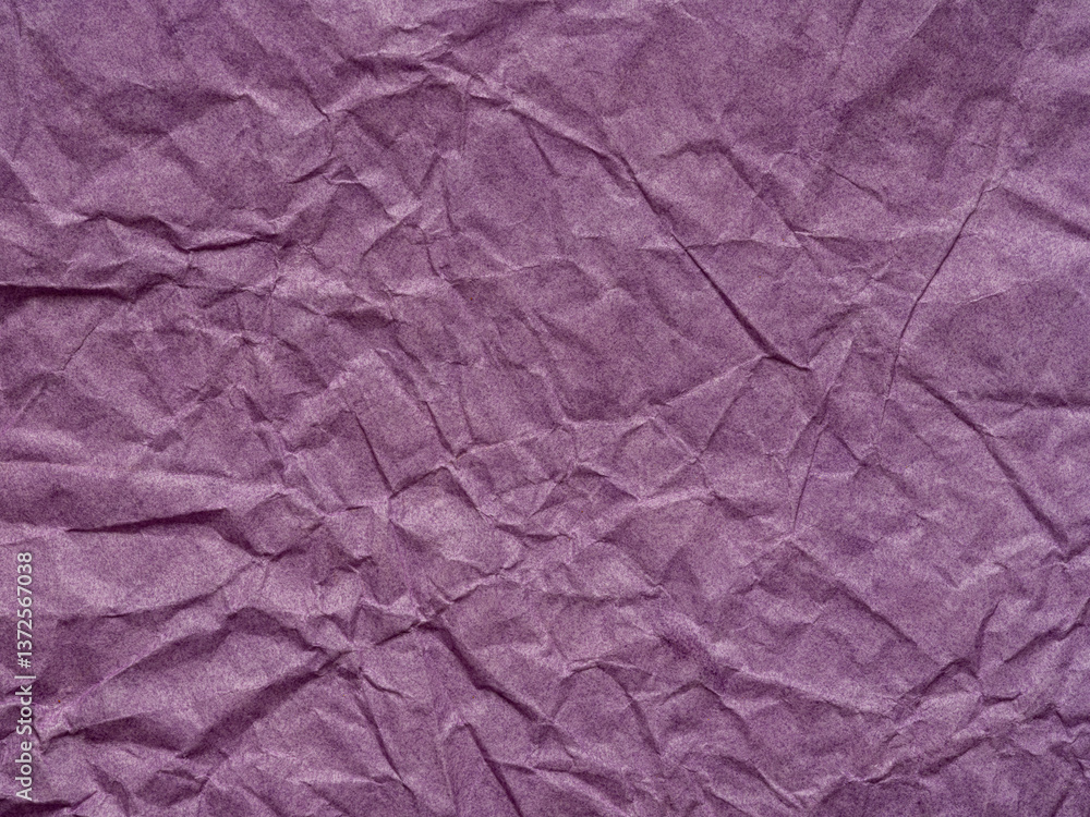 A crinkled canvas of mauve, echoing the quiet whimsy and gentle charm of a twilight sky