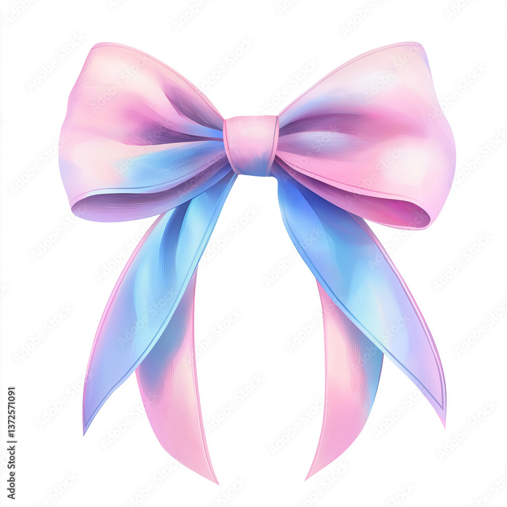 pink bow isolated on white pink bow isolated on white