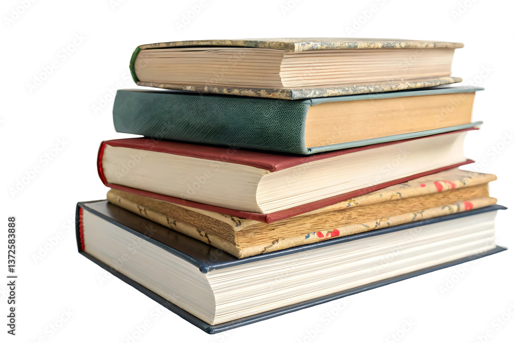 Collection of thick books stacked on top of each other. Collection of thick books stacked on top of each other.