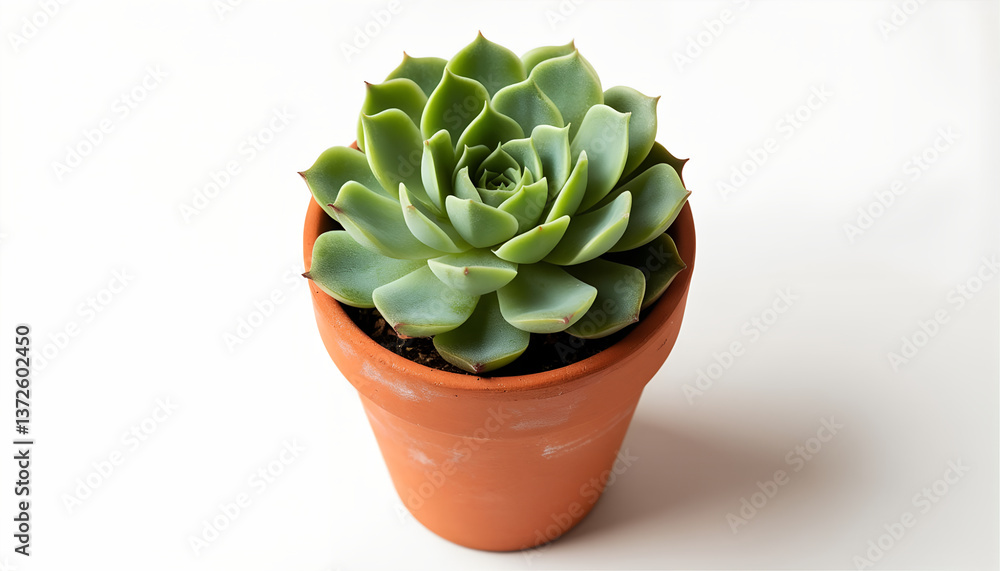 Succulent Plant in Terracotta Pot for Indoor Decor Succulent Plant in Terracotta Pot for Indoor Decor