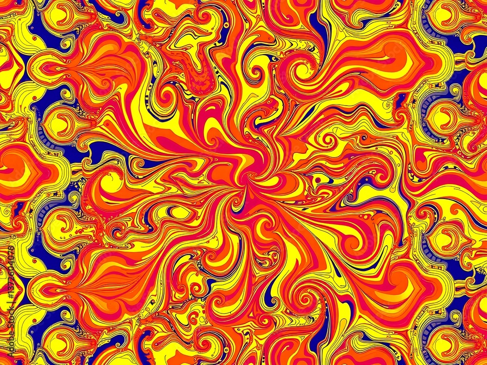 Obraz premium abstract seamless pattern with flowers