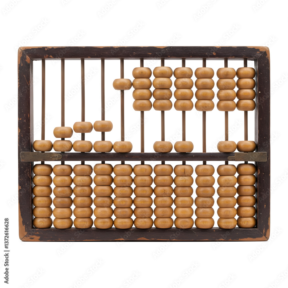 Antique Wooden Abacus A Relic of Calculation Antique Wooden Abacus A Relic of Calculation