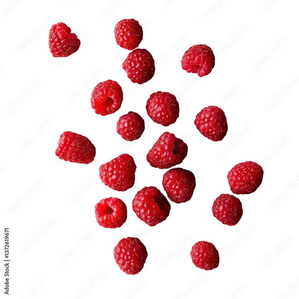 An Assortment of Ripe Raspberries An Assortment of Ripe Raspberries