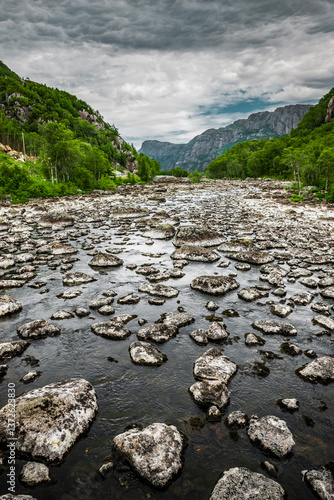 Geopark in Helleland, Rogaland, Südnorwegen