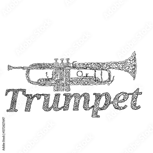 Artistic Trumpet sketch 