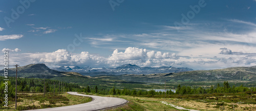 Schöne Naturlandschaft im Rondane Naionalpark in Norwegen