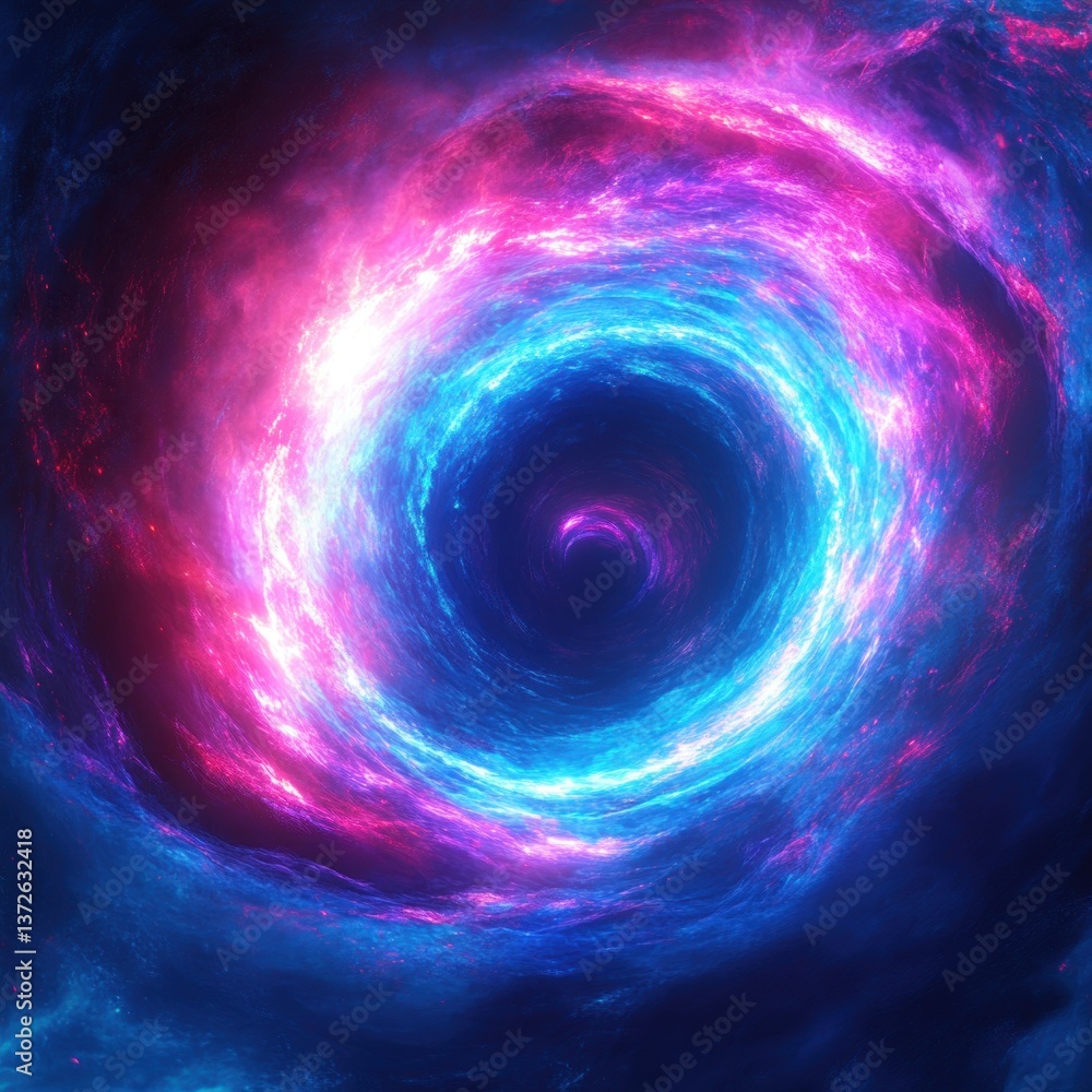 Illuminated abstract vortex of a spiral galaxy with copy space for text and cosmic wonders of the universe Illuminated abstract vortex of a spiral galaxy with copy space for text and cosmic wonders of the universe
