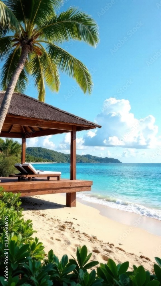 Obraz premium oceanfront bungalow