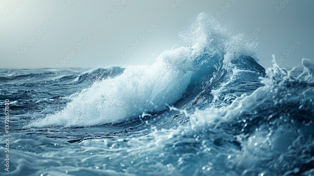 A stunning view of powerful ocean waves crashing dramatically against each other, showcasing the raw beauty and energy of nature in a serene coastal setting. A stunning view of powerful ocean waves crashing dramatically against each other, showcasing the raw beauty and energy of nature in a serene coastal setting.