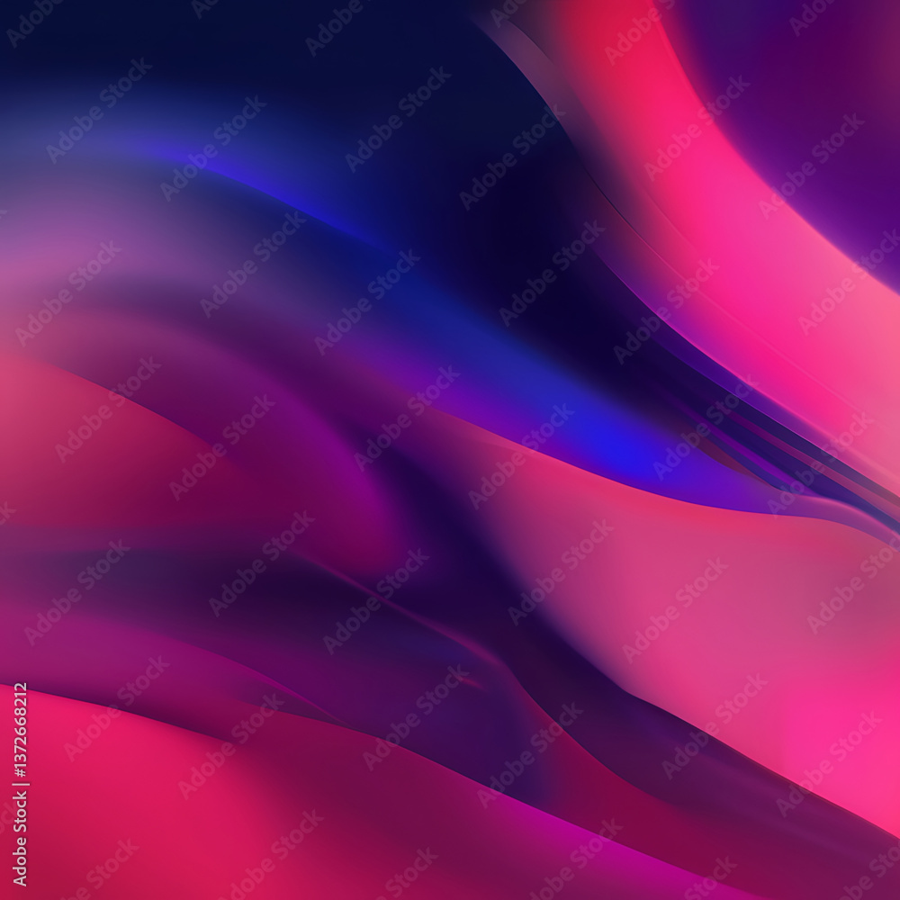 Illustration showing moving abstract energy environment modern, pattern vector flowing blue purple shape abstract colours motion technology background. ai