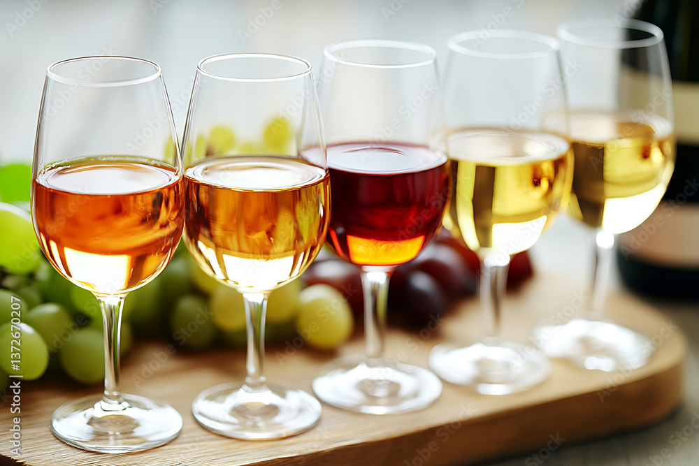 A wine tasting event where people sample a variety of wines in a warm, inviting atmosphere. A wine tasting event where people sample a variety of wines in a warm, inviting atmosphere.