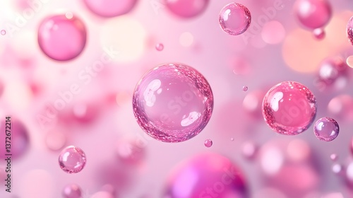 Wallpaper Mural Ethereal Pastel Bubbles in Soft-focus Dreamy Atmosphere with Glowing Highlights Torontodigital.ca