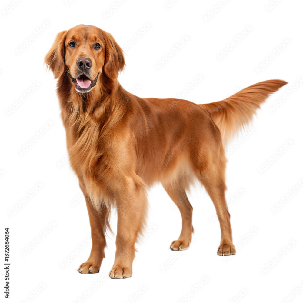 Golden Irish Dog AI Generated Image Golden Irish Dog AI Generated Image